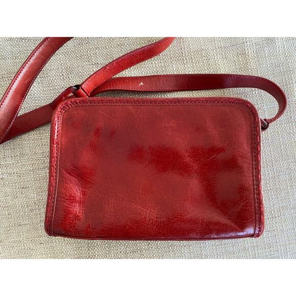 Cole Haan Red Leather crossbody bag - Picture 5 of 14